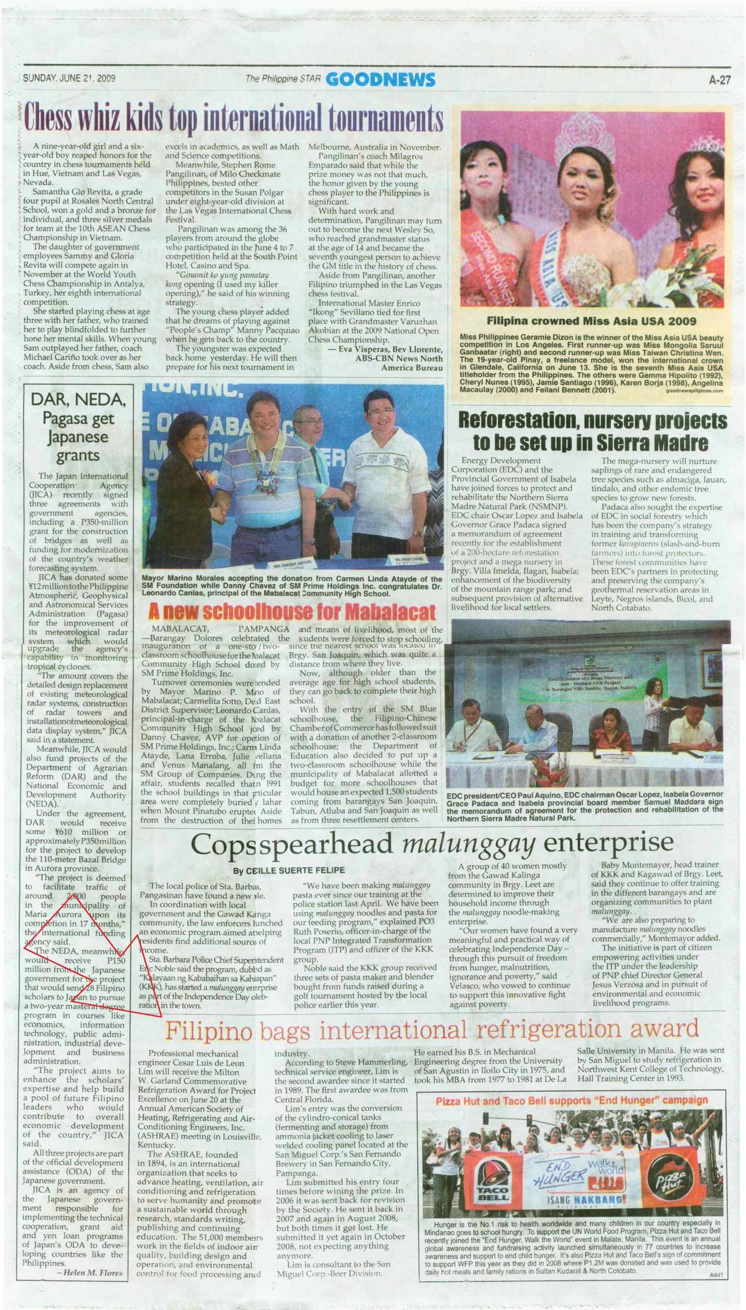 Clippings – CLL-Philstar-062109